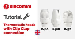 YouTube - R460, R468, R470 | Thermostatic head with Clip Clap connection 🔧 Tutorial 🇬🇧 GIACOMINI